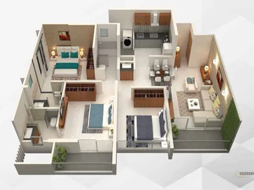 3bhk unit plan