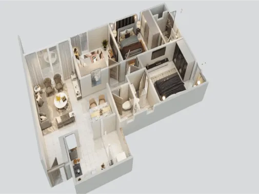 3 BHK Plan