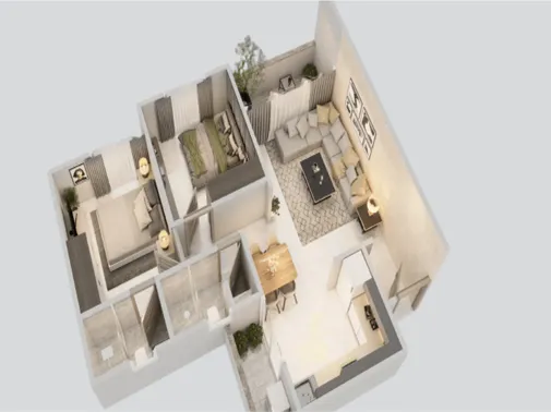 2 BHK Plan